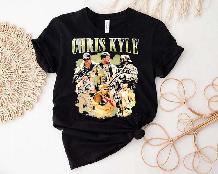  Chris Kyle United States Navy Seal Sniper Tshirt