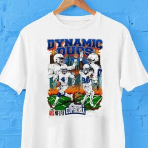 Dak Prescott And Ceedee Lamb Dynamic Duos Nflpa Planet Euphoria Tshirt
