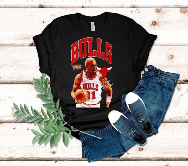 Dennis Rodman Chicago Bulls Basketball Signature Shirt