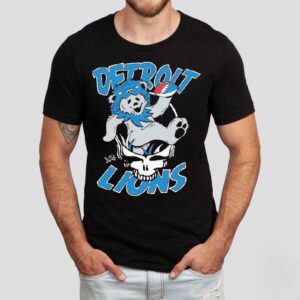 Detroit Lions Nfl X Grateful Dead Bear Tshirt