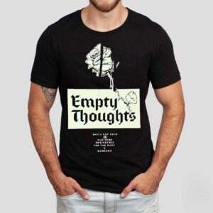 Emo S Not Dead Empty Thoughts Rose Tshirt