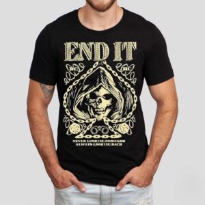 End It Never Looking Forward Always Looking Back Spade Reaper Tshirt