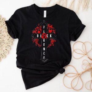 Florence Black Cross Tshirt