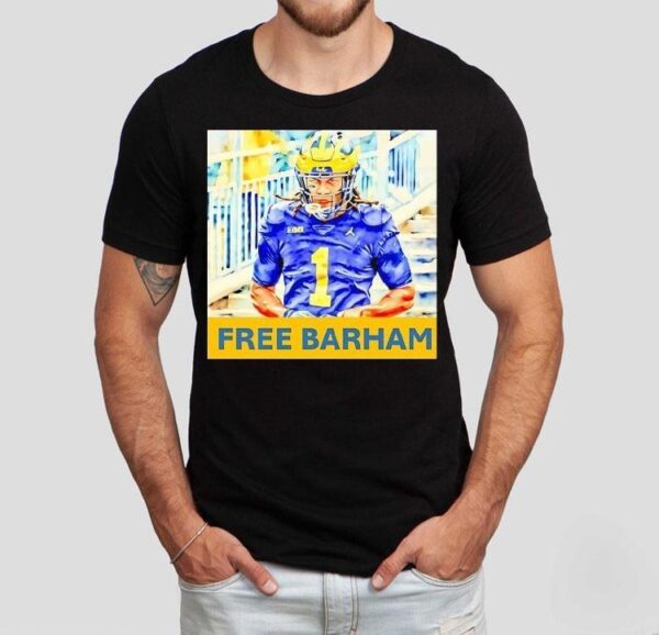 Free Jaishawn Barham Michigan Wolverines Football Shirt