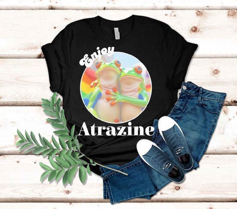  Frog Couple Enjoy Atrazine Tshirt