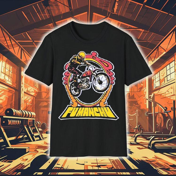  Fu Manchu Bultaco Biker Tshirt