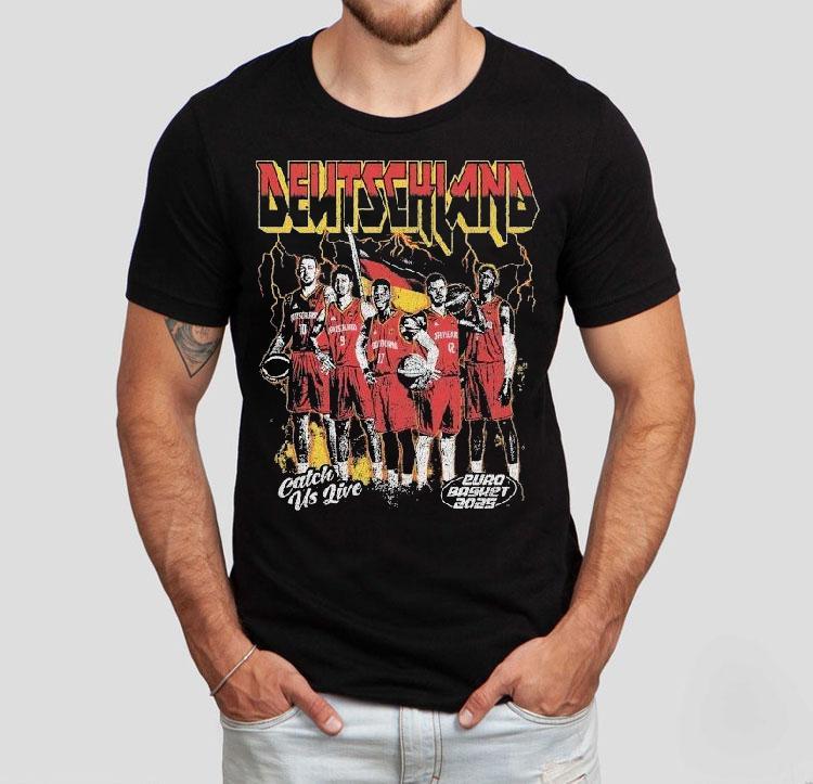  Germany Catch Us Live Euro Basket  Tshirt