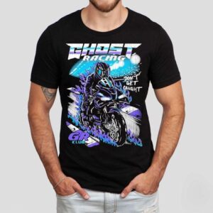 Ghost Racing Don T Get Caught Gr Club Track Motor Flames Tshirt