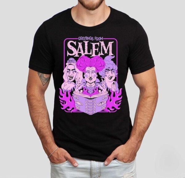 Greeting From Salem Hocus Pocus Shirt