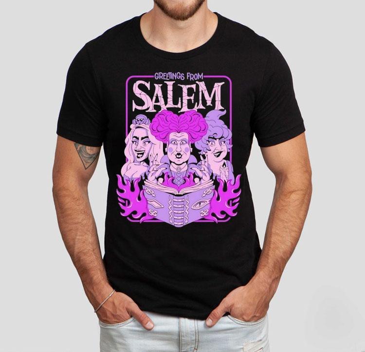  Greeting From Salem Hocus Pocus Tshirt