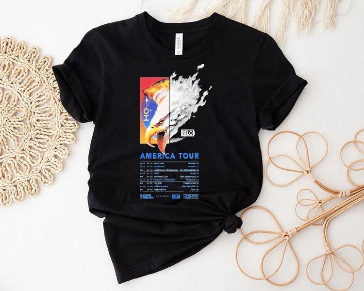  Hi Lo America Tour  Dates Eagle Tshirt