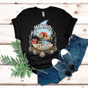 Hike Camp Climb Hiking Club Camping Tshirt