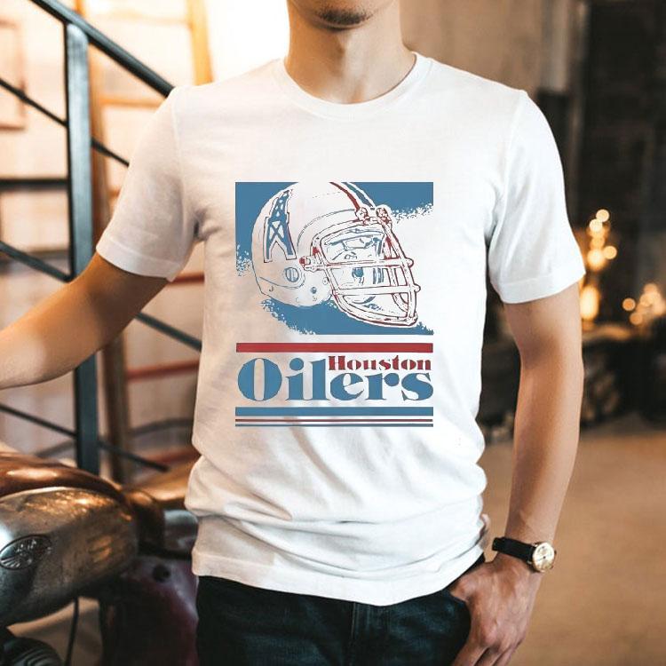  Houston Oilers Football Helme Tshirt