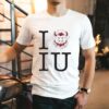 Indiana Hoosiers I Heart Iu Bison Shirt