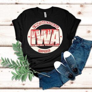 Iwa Mid South Hardcore Wrestling Est Tshirt