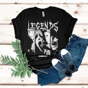 Jason Voorhees Ghostface Michael Myers And Freddy Krueger Legends Of Fear Born United Horror Characters Shirt