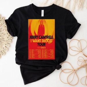 Jerry Cantrell I Want Blood Tour Dates Aug Sep Tshirt