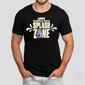 Jmu James Madison Dukes Purple Rain Splash Zone Tshirt