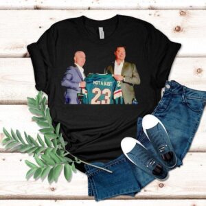 John Hynes Coach Not A Bust Marco Rossi Minnesota Wild Hockey Tshirt
