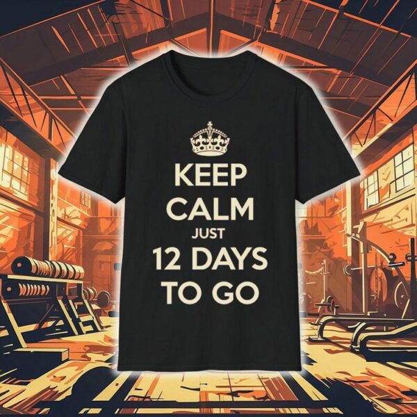 Keep Calm Just 12 Days To Go Shirt