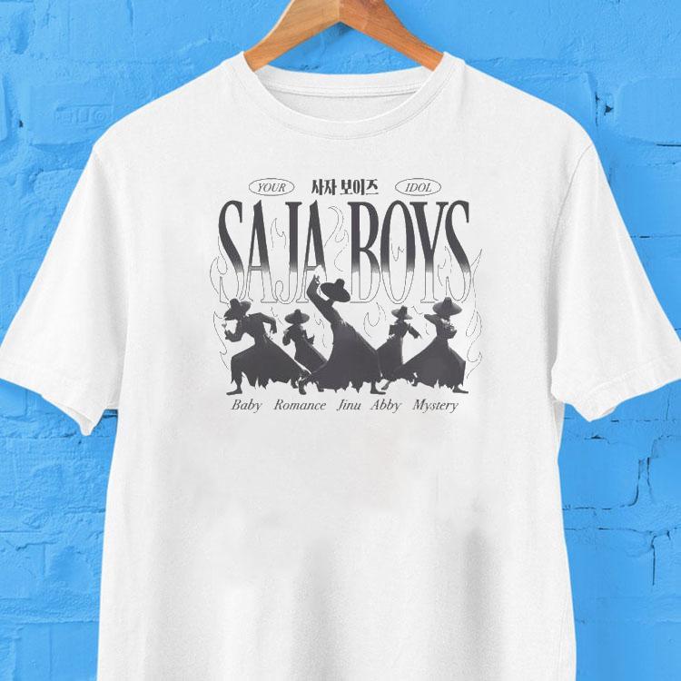  Kpop Demon Hunters Saja Boys Your Idol Baby Romance Jinu Abby Mystery Tshirt