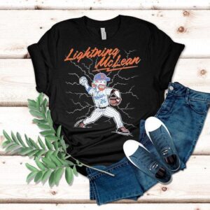 Lightning Nolan Mclean New York Mets Baseball Shirt