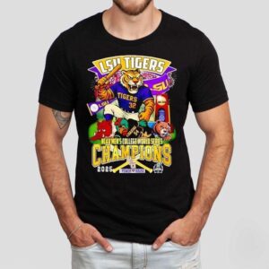 Lsu Tigers Mascot Ncaa Men S College World Series Champions Tshirt