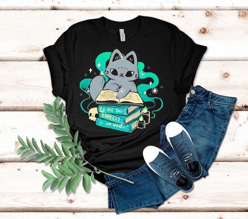  Magical Cat I Put This Spell On You Tshirt