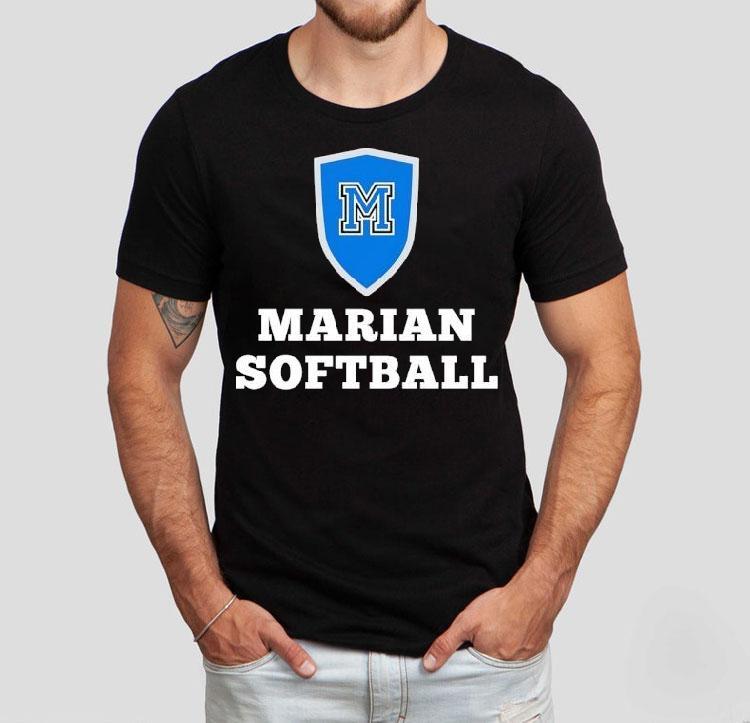  Marian Softball Logo Tshirt