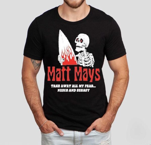 Matt Mays Take Away All My Fear Nice And Easy Skeleton Shirt