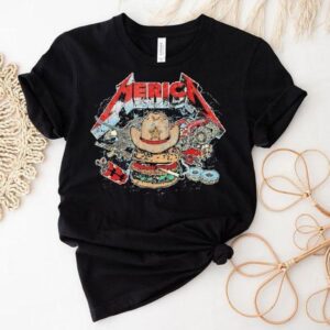 Merica Rock Metal Hamburger Cigarettes Tshirt