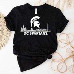 Michigan State Dc Spartans City Skyline Tshirt