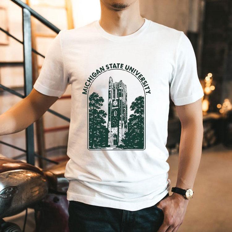  Michigan State University Beaumont Tower Tshirt