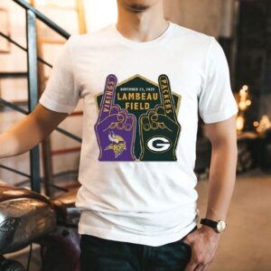 Minnesota Vikings Vs Green Bay Packers Lambeau Field Tshirt