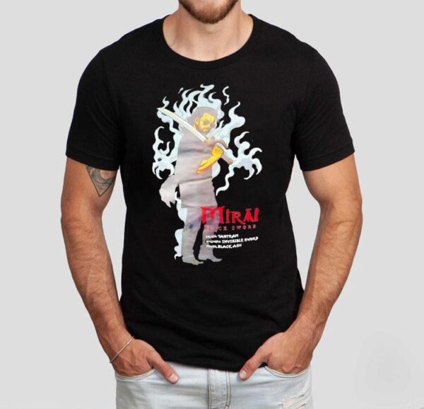 Mirai Black Sword Tantram X Invisible Sword Shirt