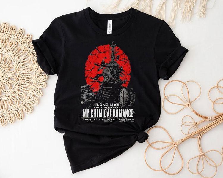 My Chemical Romance Long Live The Black Parade Toronto On Skeleton Tshirt