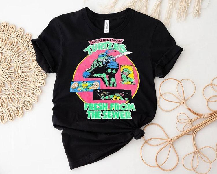  Nage Mutant Ninja Turtles Fresh From The Sewer Tshirt