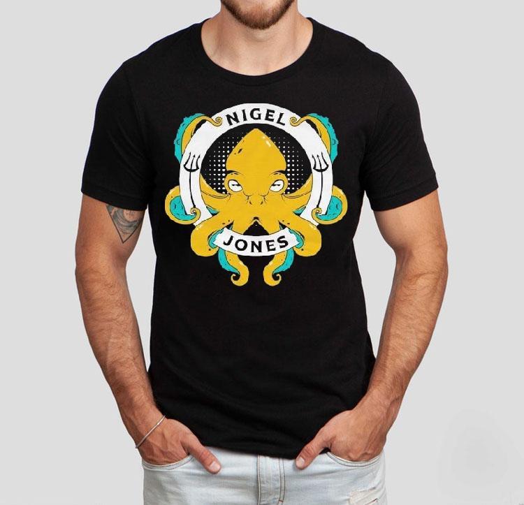 Nigel Jones Octopus Logo Tshirt