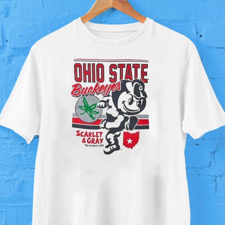  Ohio State Buckeyes Scarlet And Gray The Buckeye State Tshirt