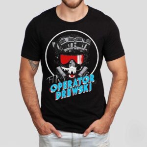 Operator Drewski Cartoon Tshirt