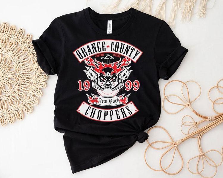  Orange County Choppers Pipes And Flames New York  Tshirt