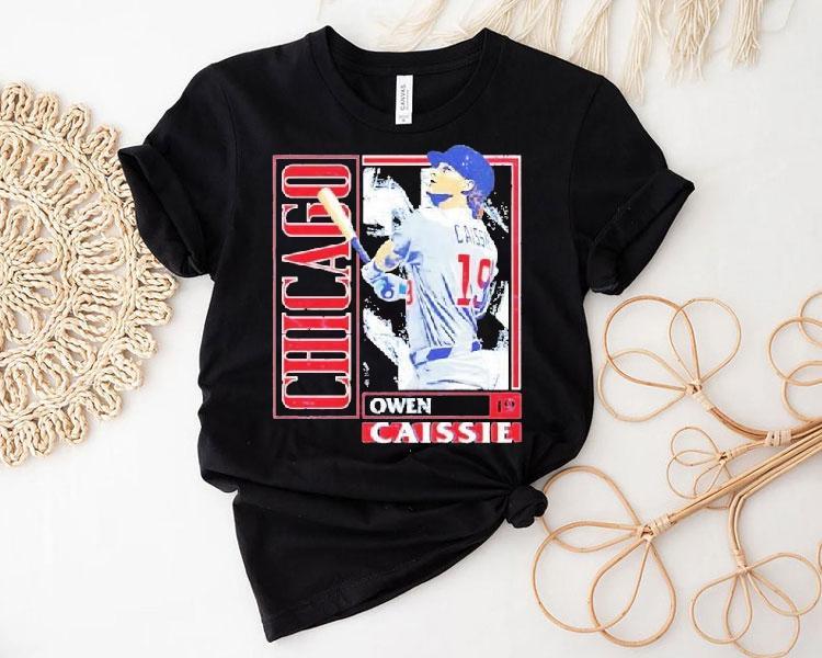  Owen Caissie Chicago Cubs Card Tshirt