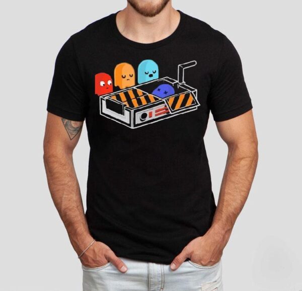 Pac-man And Ghostbusters Shirt