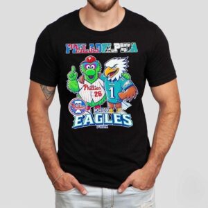 Philadelphia Phillies And Philadelphia Eagles Masco Tshirt