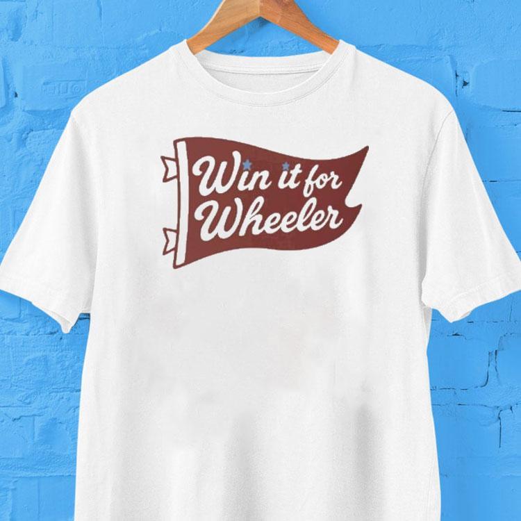 Philadelphia Phillies Win It For Wheeler Philly Tshirt