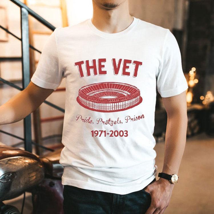  Philadelphia The Vet Pride Pretzels Prison   Tshirt