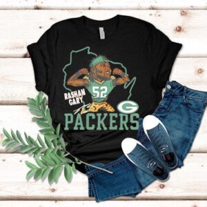 Rashan Gary Green Bay Packers Football Signature Tshirt