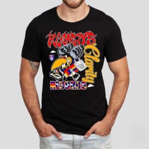 Rowdys X Clarity Records Books Tapes Football Tshirt