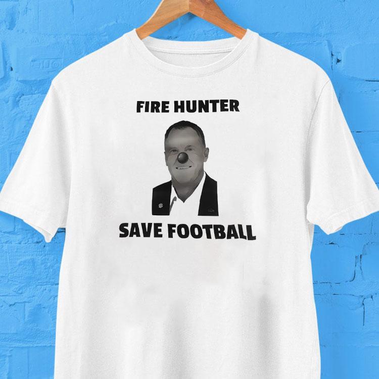  Sam Pittman Clown Fire Hunter Save Football Coach Arkansas Razorbacks Tshirt