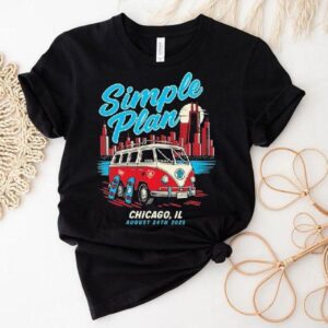 Simple Plan Tour Chicago Il Tshirt